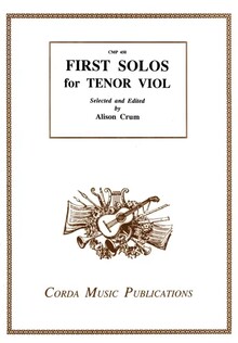 Crum. First solos. Tenor viol