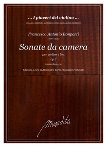 Bonporti. Sonate da camera per violino e b.c. op.7  (Amsterdam s.a.)