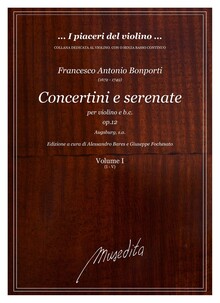 Bonporti. Concertini e serenate per violino e b.c. op.12 (Augsburg, s.a.)