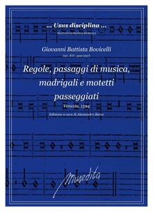Bovicelli. Regole, passaggi di musica, madrigali e motetti passeggiati (Venezia, 1594)