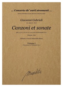 Gabrieli. Canzoni et sonate (Venezia, 1615)