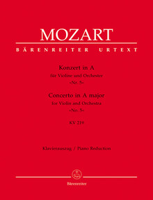 Mozart, W. A. Violinkonzert 5 A-Dur KV219 (KA)