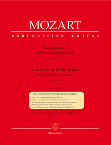 Mozart, W. A. Violinkonzert 1 B-Dur KV207