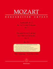 Mozart, W. A. Violinkonzert 3 G-Dur KV216