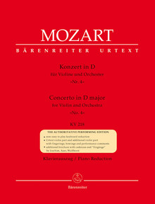 Mozart, W. A. ViolinKonzert 4 D-Dur KV218