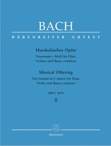 Bach, J. S. Musikalisches Opfer BWV 1079 - II