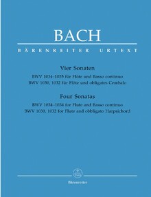 Bach, J. S. Sonaten fur Flote BWV 1034, 1035, 1030, 1032