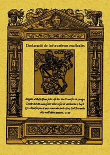 Bermudo. Declaracion de instrumentos musicales (Osuna, 1555)