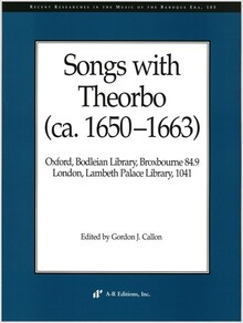 Songs with Theorbo (ca. 16501663)
