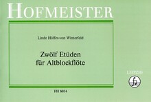 Winterfeld. 12 Etuden für Altblockfloete