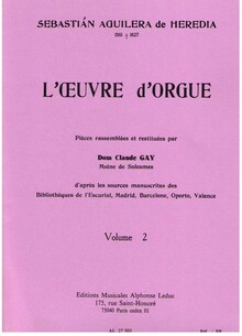 Aguilera de Heredia. L´Oeuvre d´Orgue Vol. 2