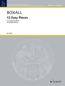 Boxall. 12 easy pieces for harpsichord.